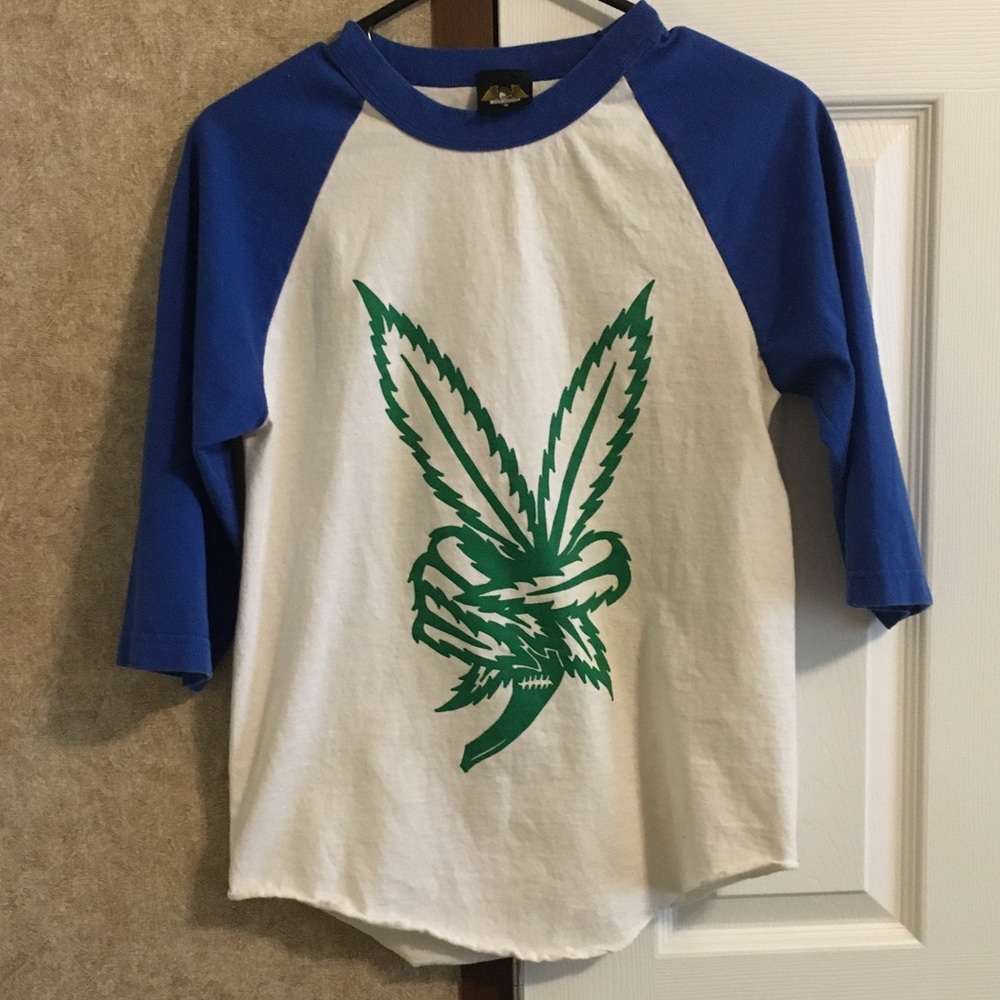 Peace sign baseball tee